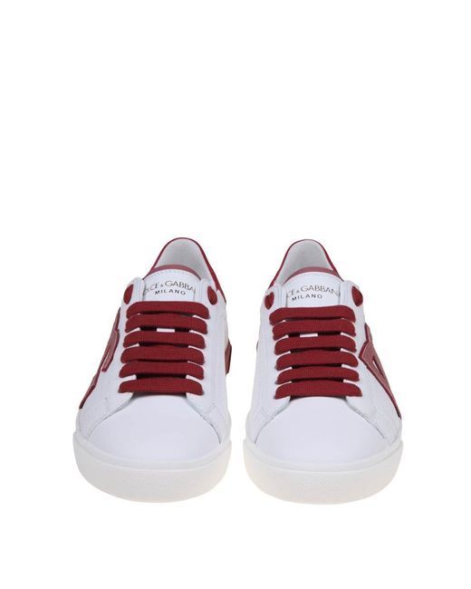 Dolce & Gabbana Pink Low Calf Sneakers And for men