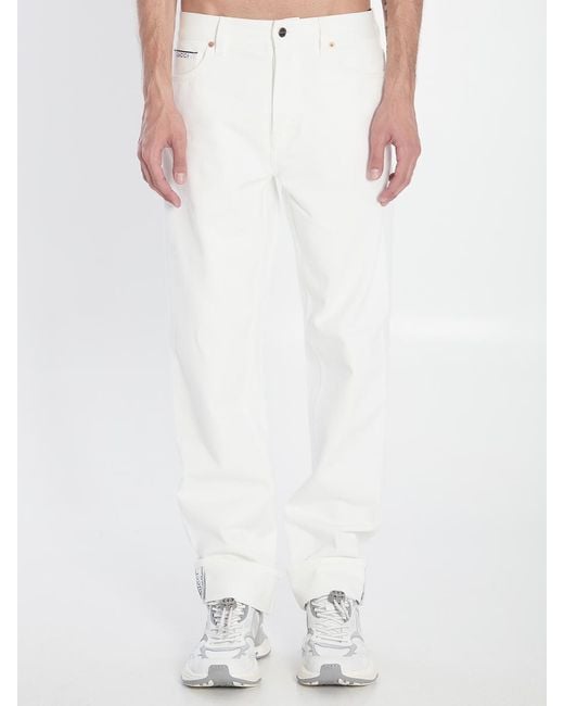 Gucci White Denim Pants for men