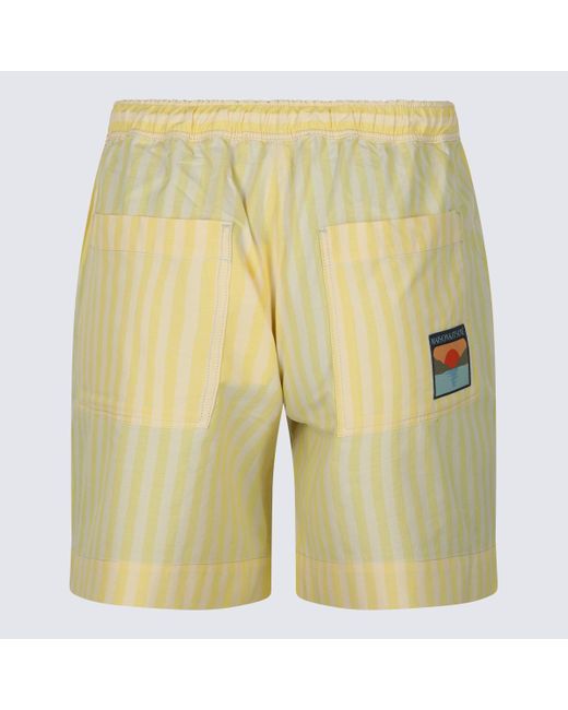 Maison Kitsuné Yellow Maison Kitsune' Shorts for men