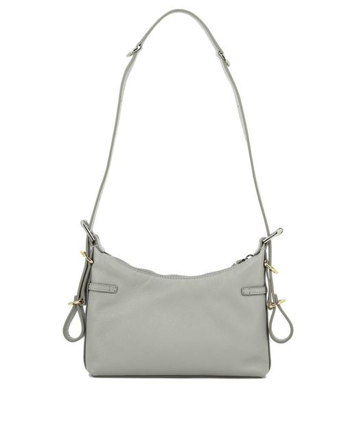 Givenchy Gray "Mini Voyou" Crossbody Bag