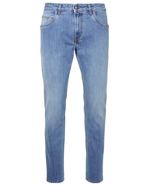 Fay Blue Cotton Jeans for men