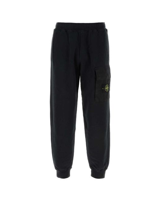 Stone Island Black Pants for men