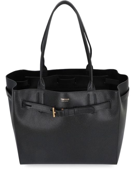 【関税＆送料込み】Tom Ford Audrey Media Tote Bag Tom Ford Audrey Media Tote Bag in Black | Lyst