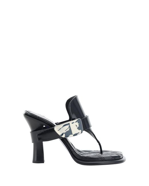 Burberry White Sandals