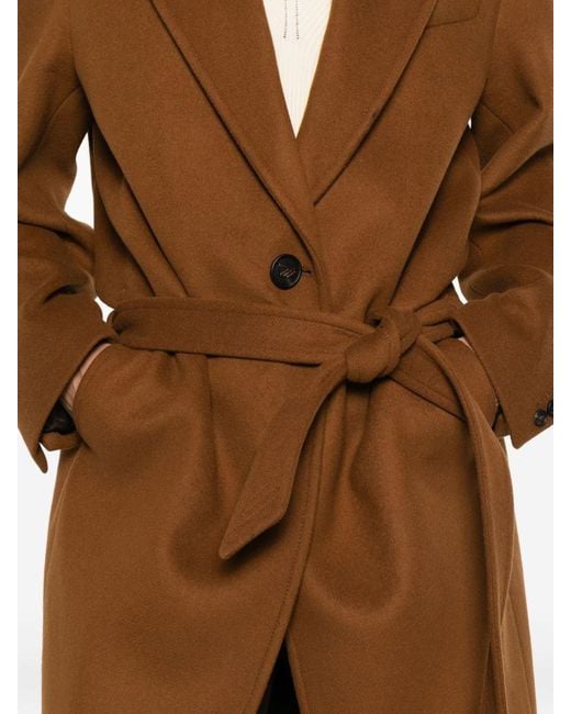 The Attico Brown Coat