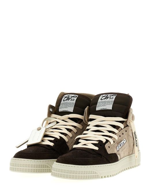 Off-White c/o Virgil Abloh Natural '3.0 Off Court' Sneakers for men