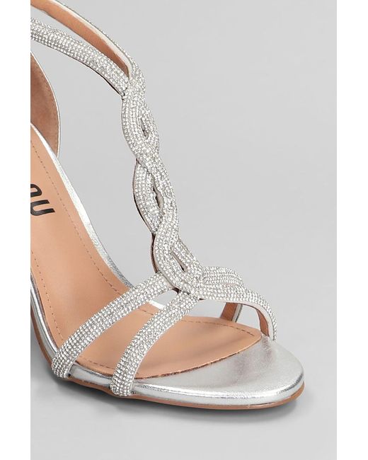 Bibi Lou White Circe 90 Sandals