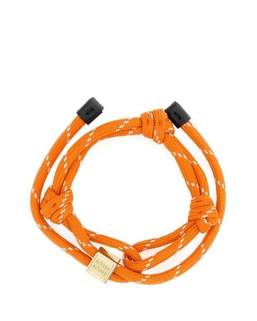Miu Miu Orange Bracelets