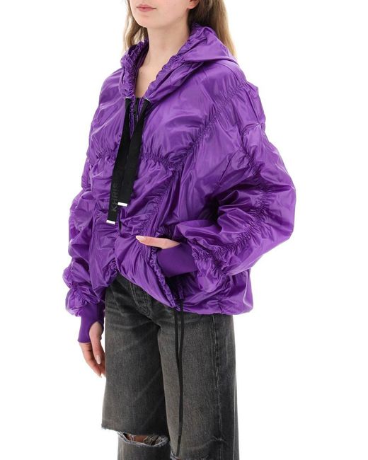 Khrisjoy Purple 'cloud' Light Windbreaker Jacket
