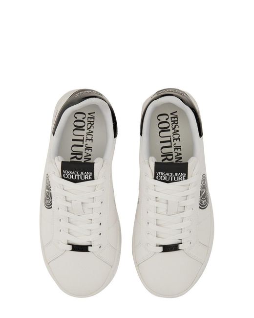 Versace White Sneaker With Logo for men