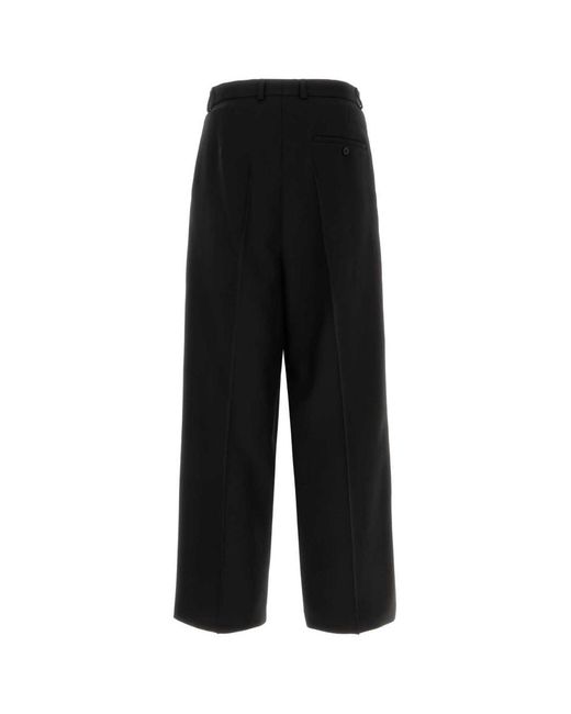 Balenciaga Black Wool Pant for men