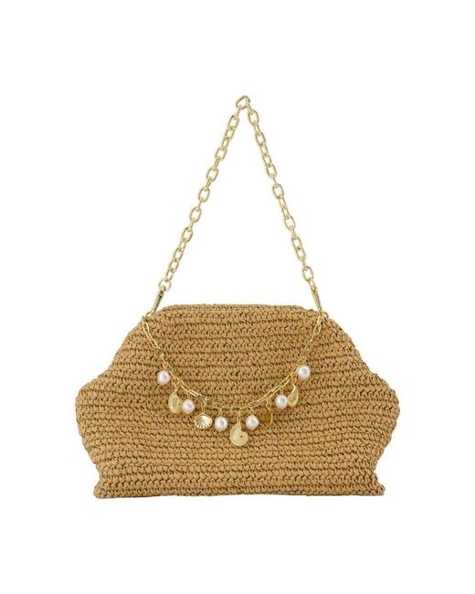 Self-Portrait Natural Charm Shoulder Bag