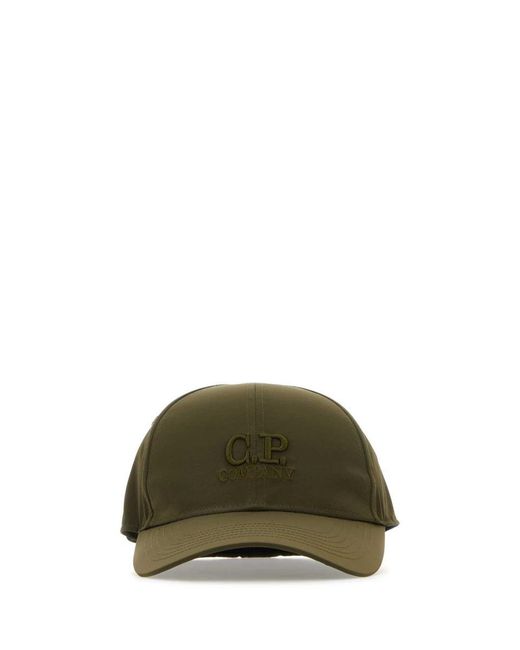 C P Company Green Hats for men