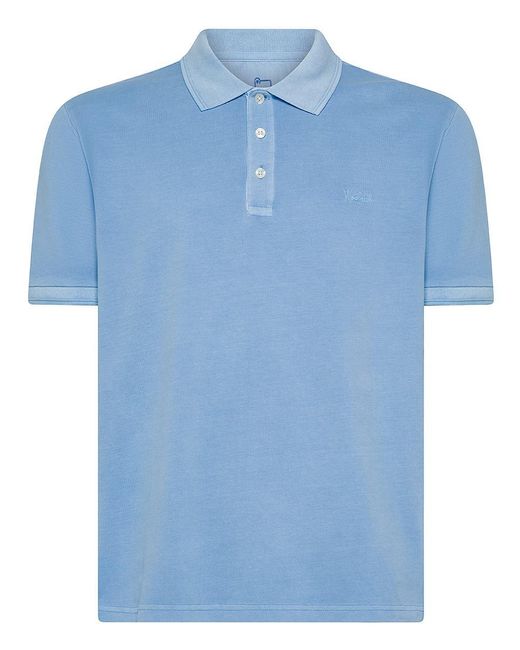 Woolrich Blue T-Shirts And Polos Light for men