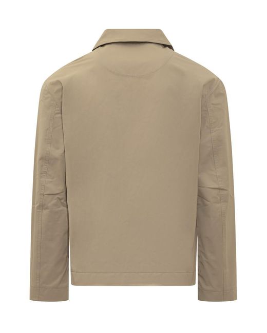 Nanushka Natural Jacket With Collar for men