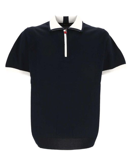 Kiton Black T-Shirts And Polos for men