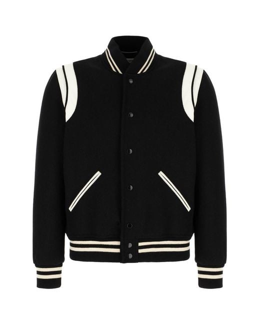 Saint Laurent Black Capispalla for men