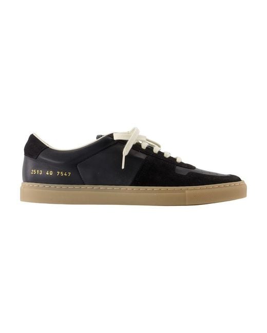 Common Projects Black Bball Slim Gum Sole Sneakers for men