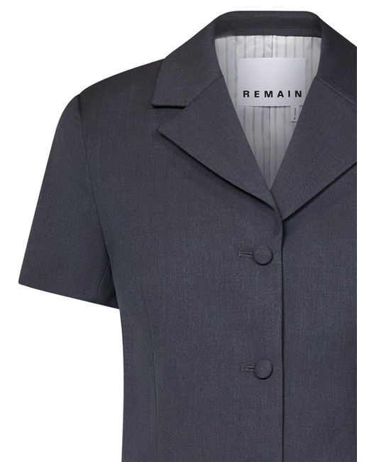REMAIN Birger Christensen Blue Remain Suit