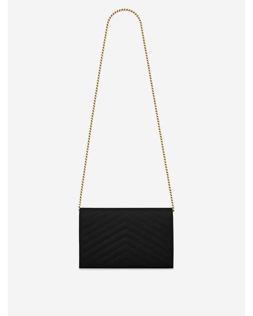 Saint Laurent White Cassandre Wallet Bag