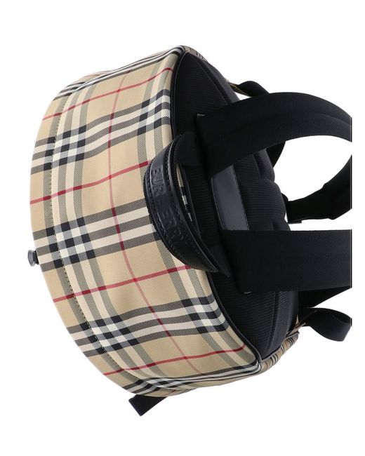 Burberry Natural 'check' Backpack for men