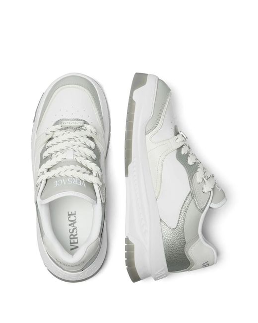 Versace White Stylish Sneaker for men