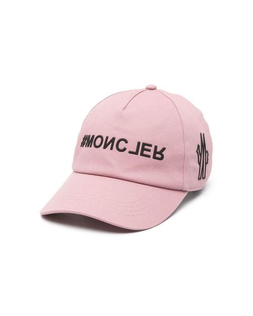 3 MONCLER GRENOBLE Pink Caps