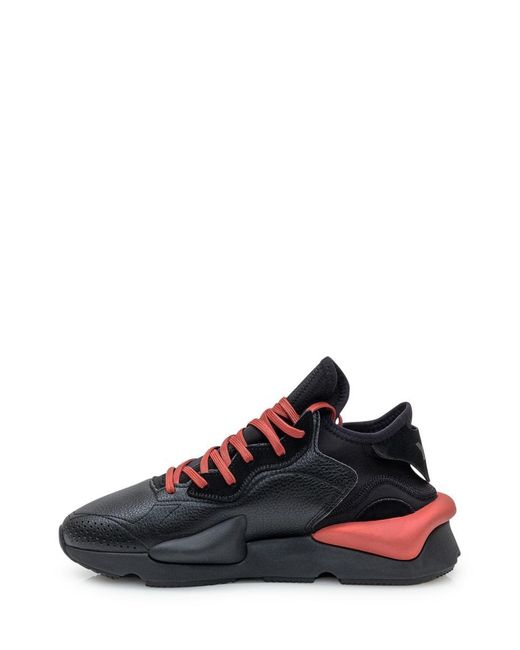 Y-3 Black Y-3 Sneakers With Details for men
