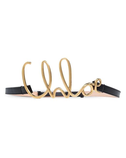 Chloé Metallic The Iconic Small Belt Accessories