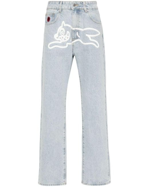ICECREAM Blue Running Dog Denim Jeans for men