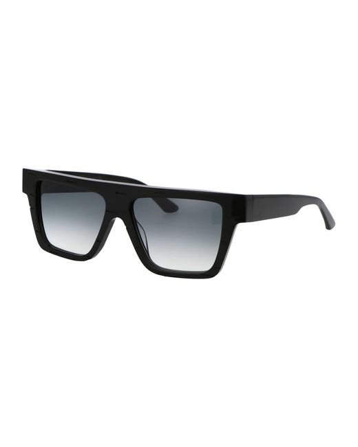 Yohji Yamamoto Black Slook 002 Square Frame Sunglasses