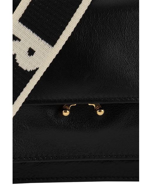 Marni Black Trunk Soft - Medium Shoulder Bag