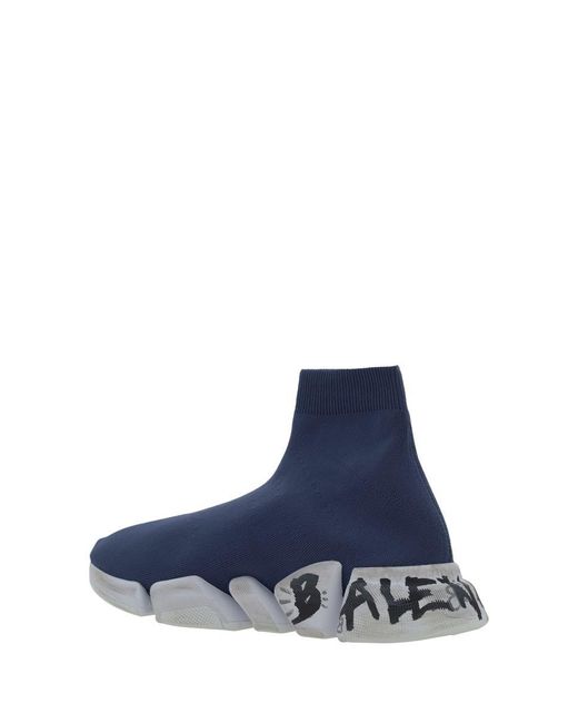 Balenciaga Blue Sneakers Speed for men