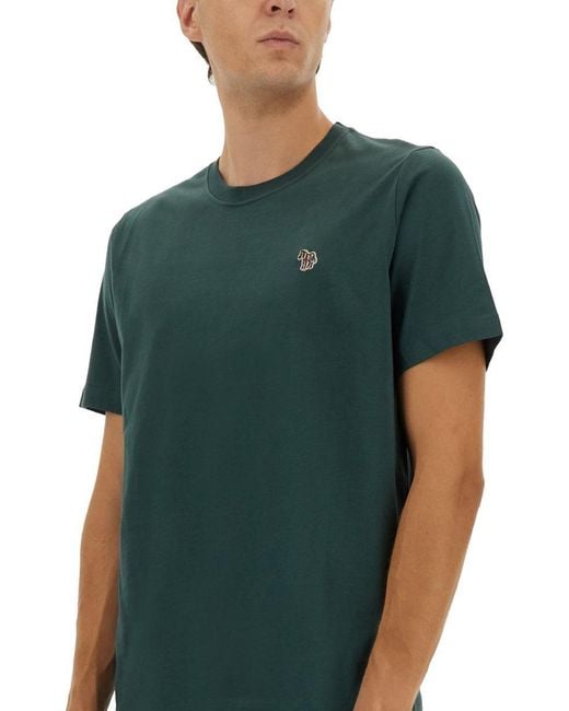 Paul Smith Green Regular Fit T-Shirt for men