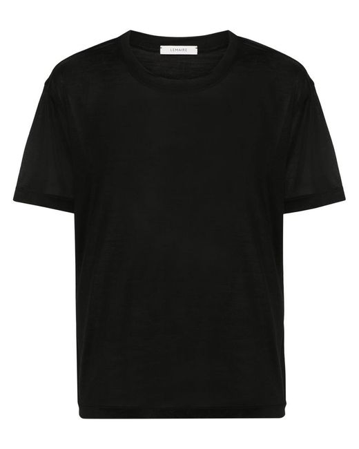 Lemaire Black Tshirt for men