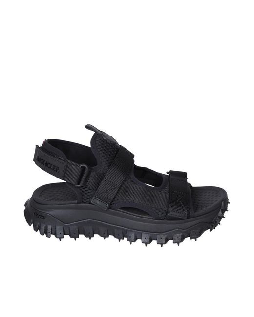 Moncler Black Sandals