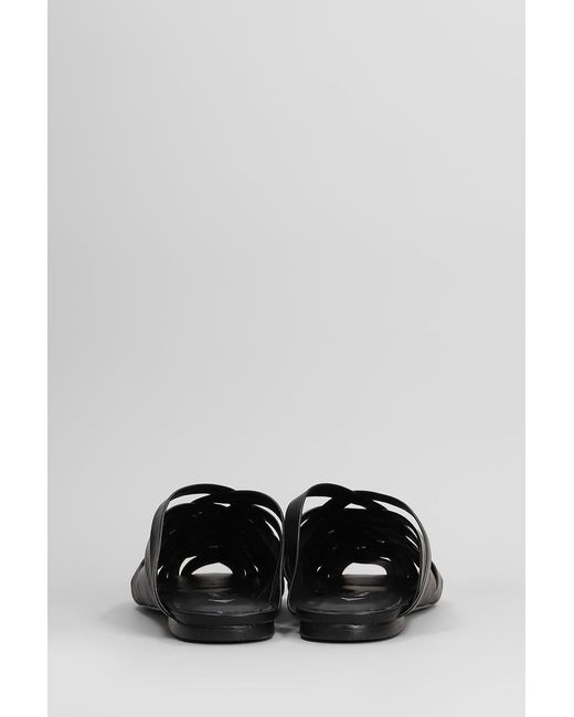 Carrano Black Slipper-mule