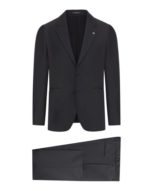 Tagliatore Black Formal Suit for men