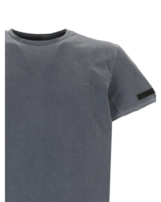 Rrd Gray Short-Sleeved T-Shirt With Logo for men