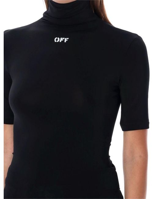 Off-White c/o Virgil Abloh Black High Neck Top