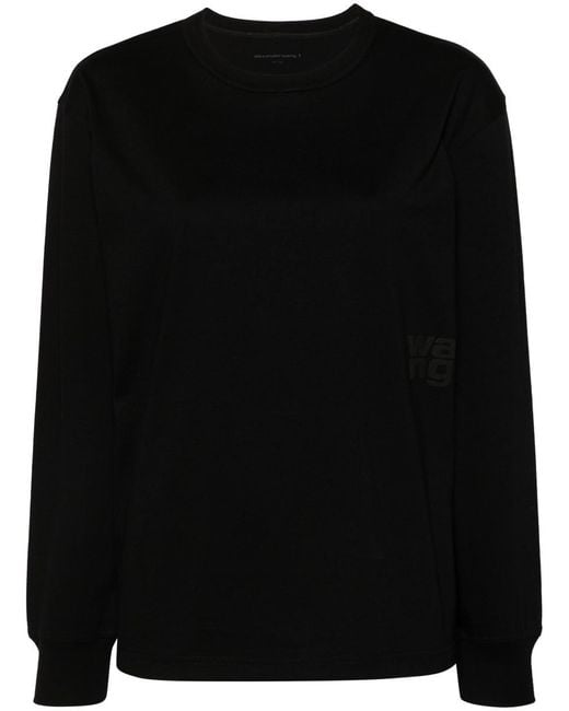 Alexander Wang Black T-Shirt With Logo
