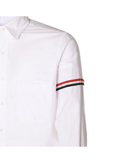Thom Browne White Camicie Bianco for men
