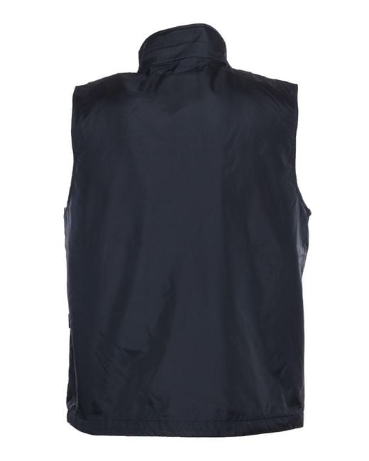 Aspesi Blue Vest for men