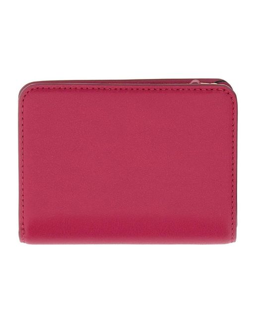 Marc Jacobs Red Compact Wallet "the J Marc" Mini