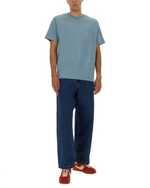 Carhartt Blue Pants "Brandon" for men