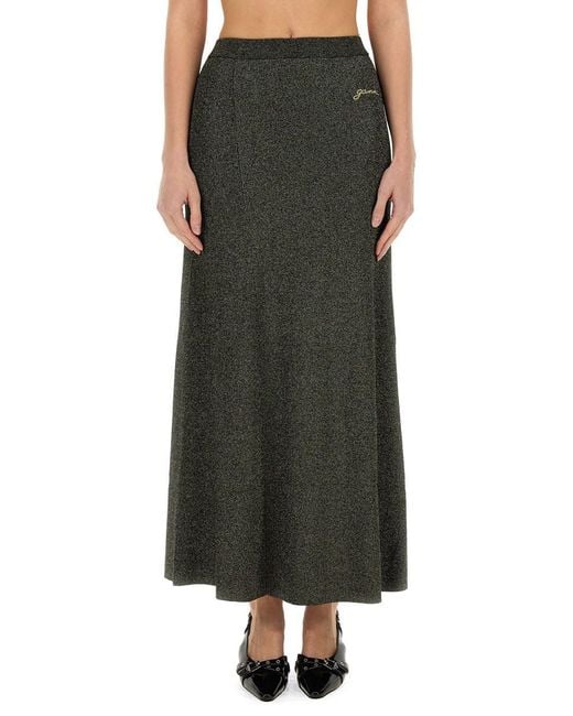 Ganni Green Miaxi Skirt