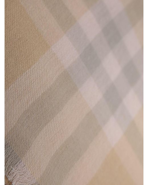Burberry Natural Wool Scarf, for men