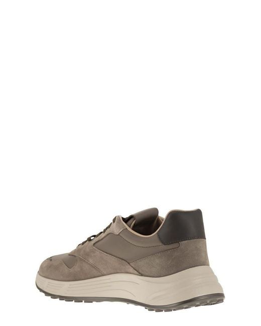 Hogan Brown Hyperlight Trainers for men
