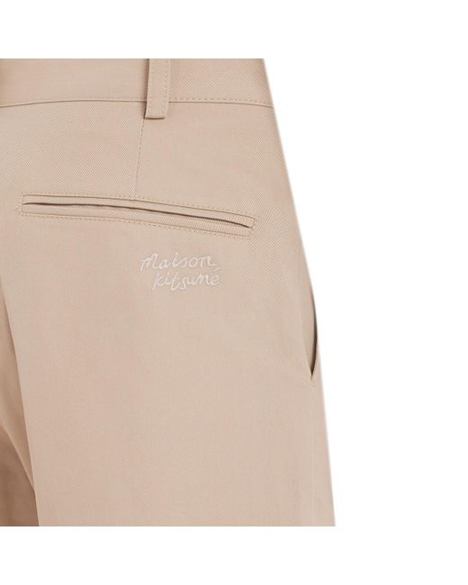 Maison Kitsuné Natural Chinos for men