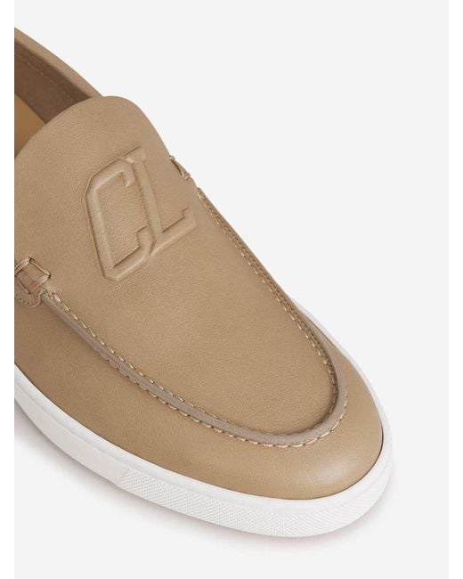 Christian Louboutin White Varsiboat Slip-On Sneakers for men